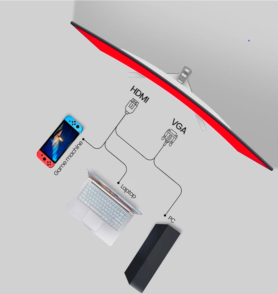 Monitor curved